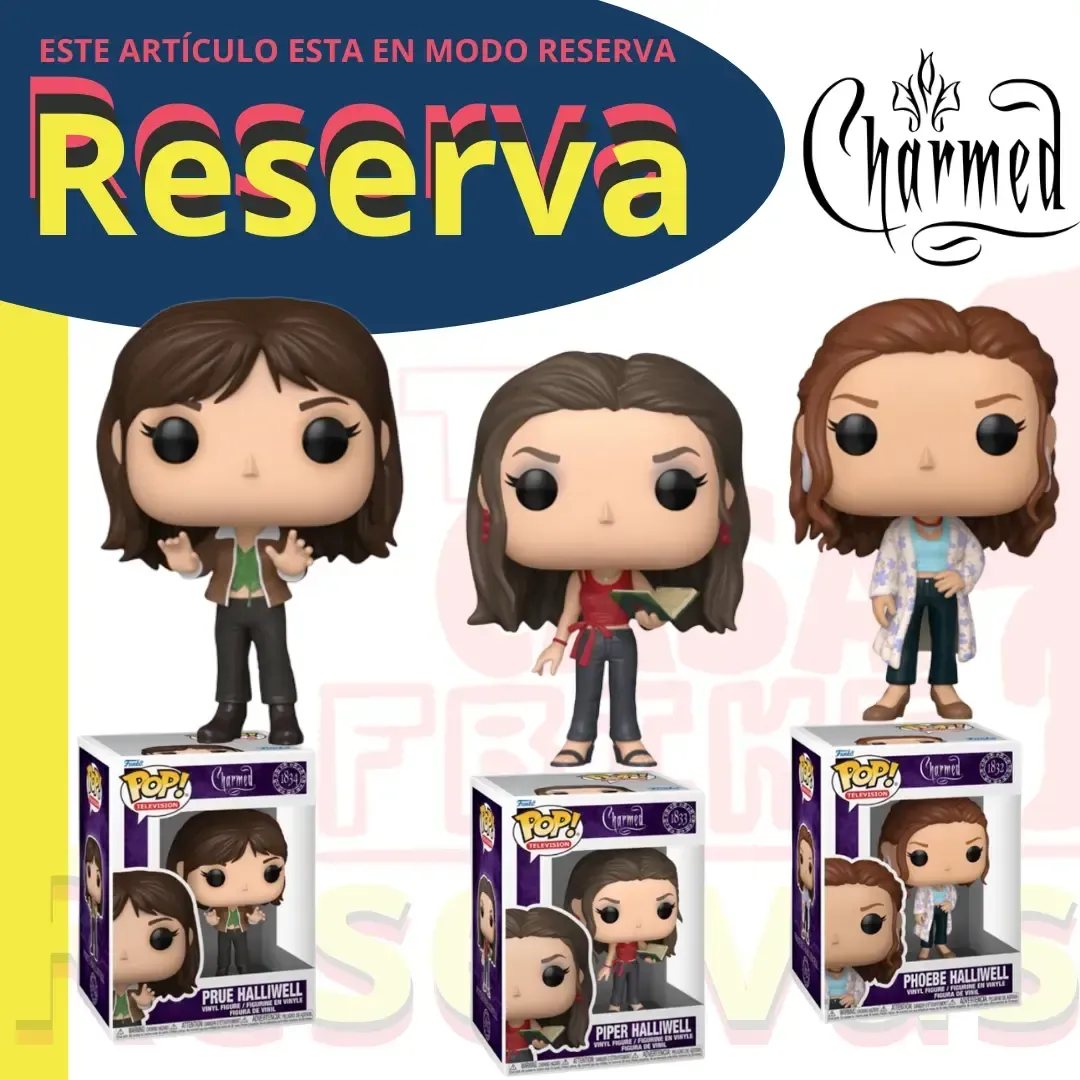 Phoebe, Piper y Prue  Halliwell Funko Pop tv Charmed.