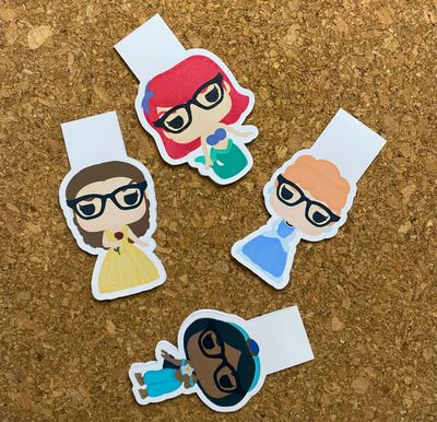 Marcapáginas magnético de Princesas Disney Marcapáginas magnético de Princesas Disney