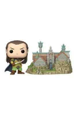 Elrond con Rivendell Funko Pop! Town Movies El señor de los anillos Elrond con Rivendell Funko Pop! Town Movies El señor de los anillos