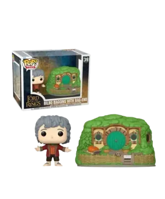 Bilbo Baggins With Bag-End Funko Town Pop! Movies El Señor de los Anillos