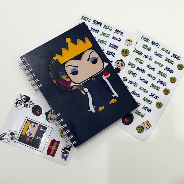 Bullet Journal Reina Mala, cuaderno A5 Reina Mala Bullet Journal Reina Mala, cuaderno A5 Reina Mala