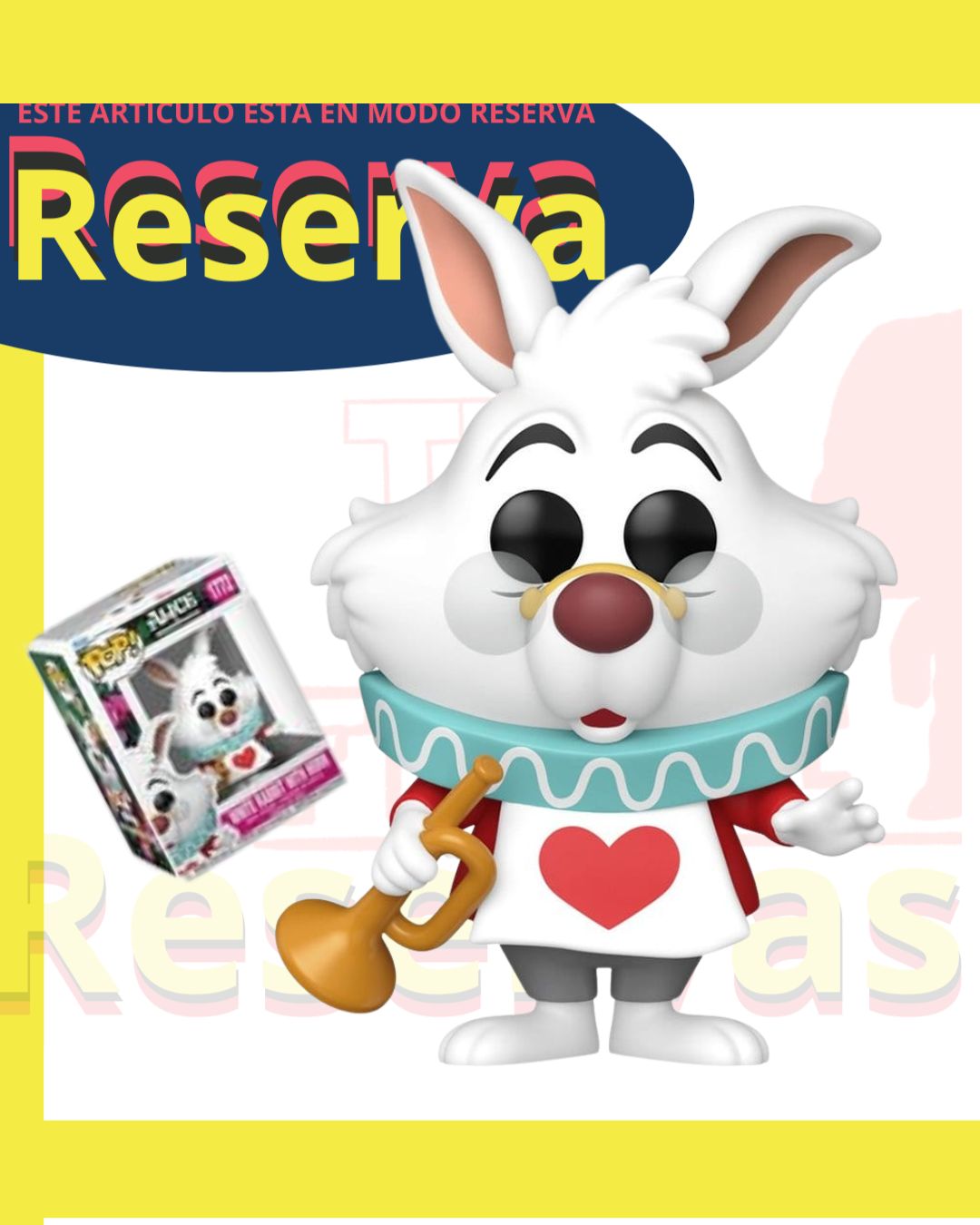 Conejo con bocina  Funko Pop Disney Alicia en el país de las maravillas