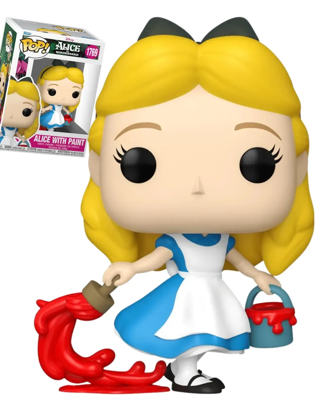 Alicia con pintura Funko Pop Disney Alicia en el país de las maravillas