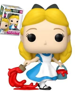 Alicia con pintura Funko Pop Disney Alicia en el país de las maravillas