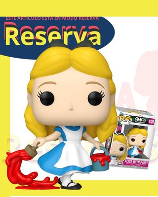 Alicia con pintura Funko Pop Disney Alicia en el país de las maravillas