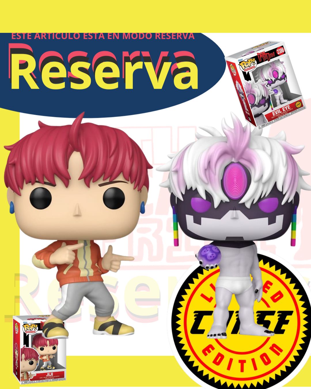 Bundle  Jiji y Mal de ojo Funko Pop Animation Dandadan
