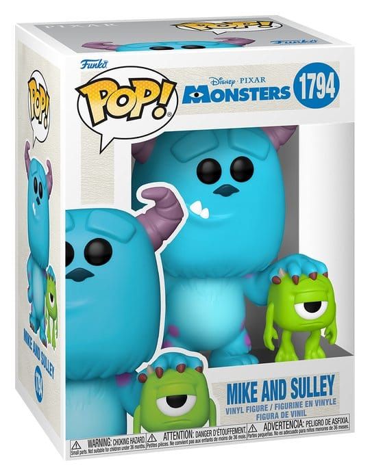 Mike con Sulley Funko Pop Disney Pixar Monstruos S.A