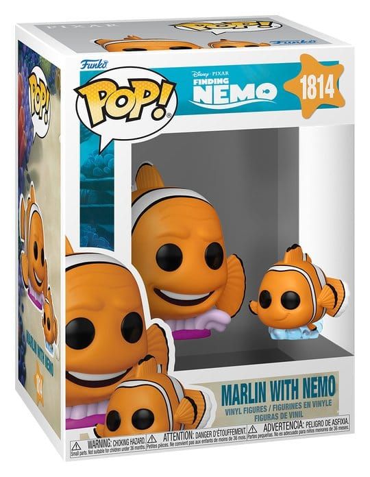 Marlin con Nemo Funko Pop Disney Pixar Buscando a Nemo