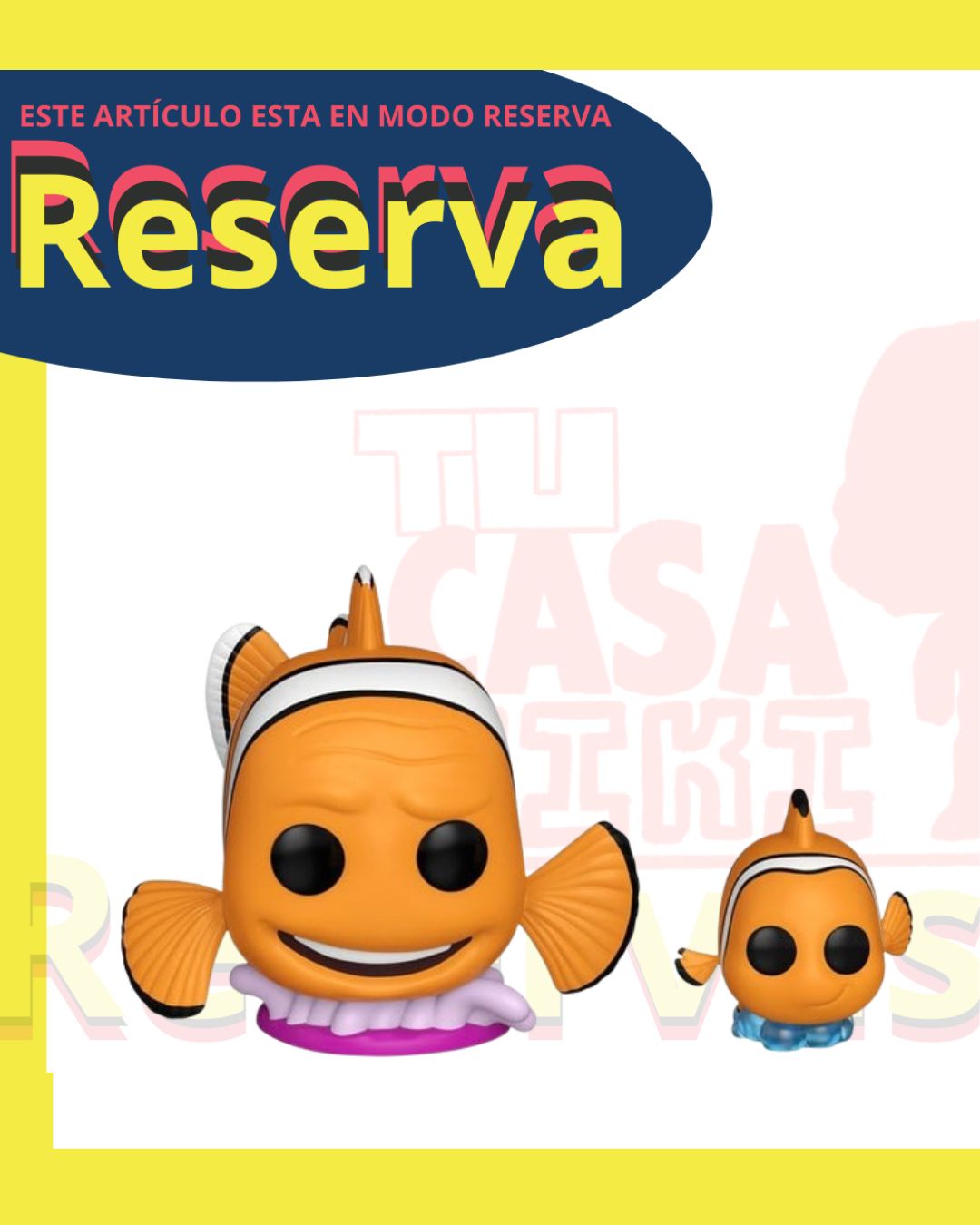 Marlin con Nemo Funko Pop Disney Pixar Buscando a Nemo