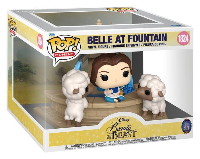 Bella en la Fuente Funko Pop Moment Disney La Bella y la Bestia