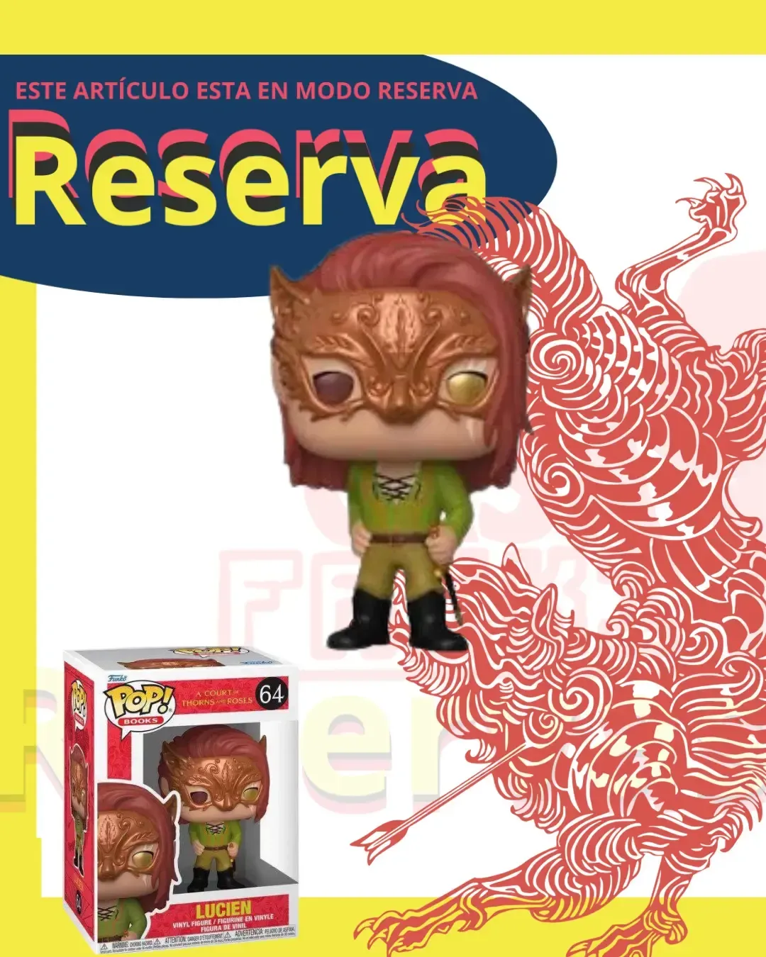 Lucien Funko pop Book Acotar