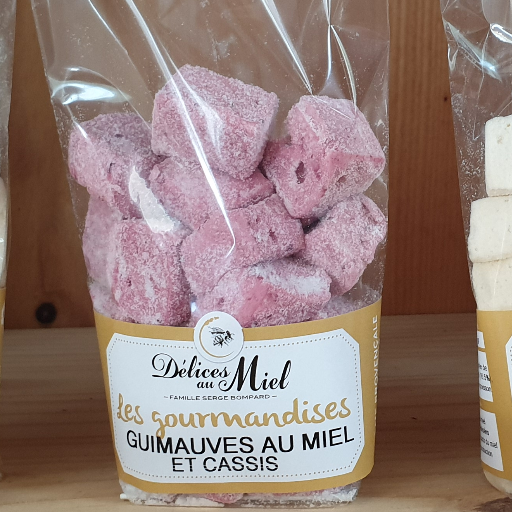 Guimauves au miel et Cassis Guimauves au miel et Cassis