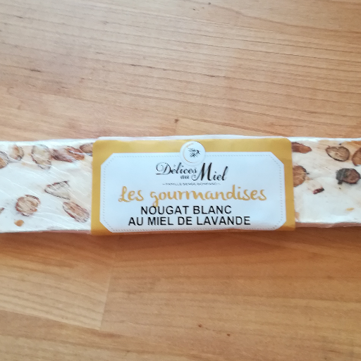 Nougat Blanc au miel de Lavande Nougat Blanc au miel de Lavande