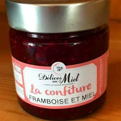 Confiture de framboise et miel Confiture de framboise et miel