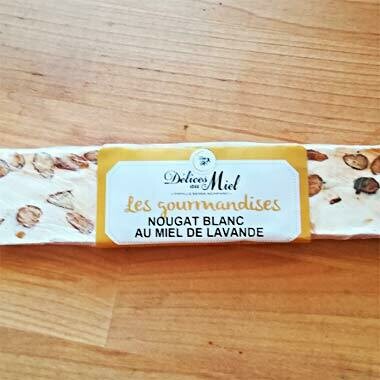 Nougat Blanc au miel de Lavande Nougat Blanc au miel de Lavande