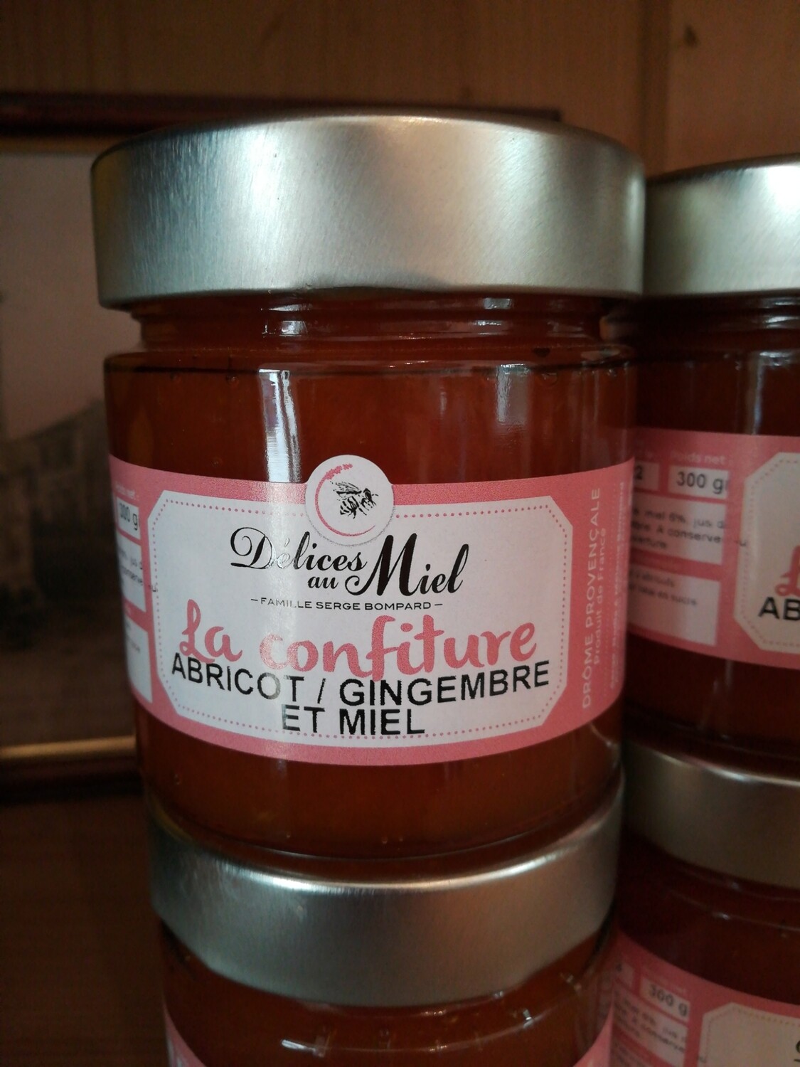 Confiture d'abricot au miel et gingembre Confiture d'abricot au miel et gingembre