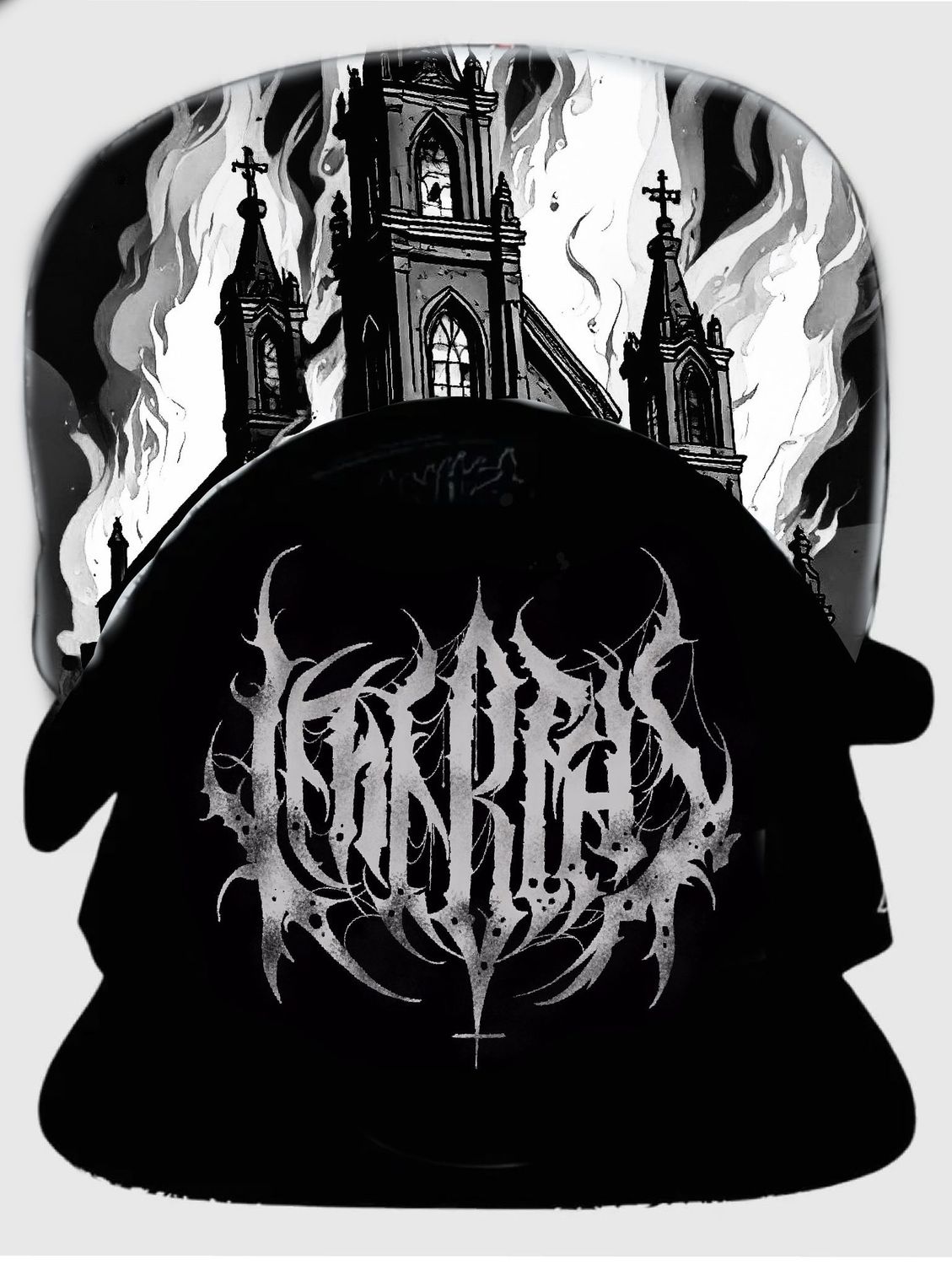 Casquette- Burning church