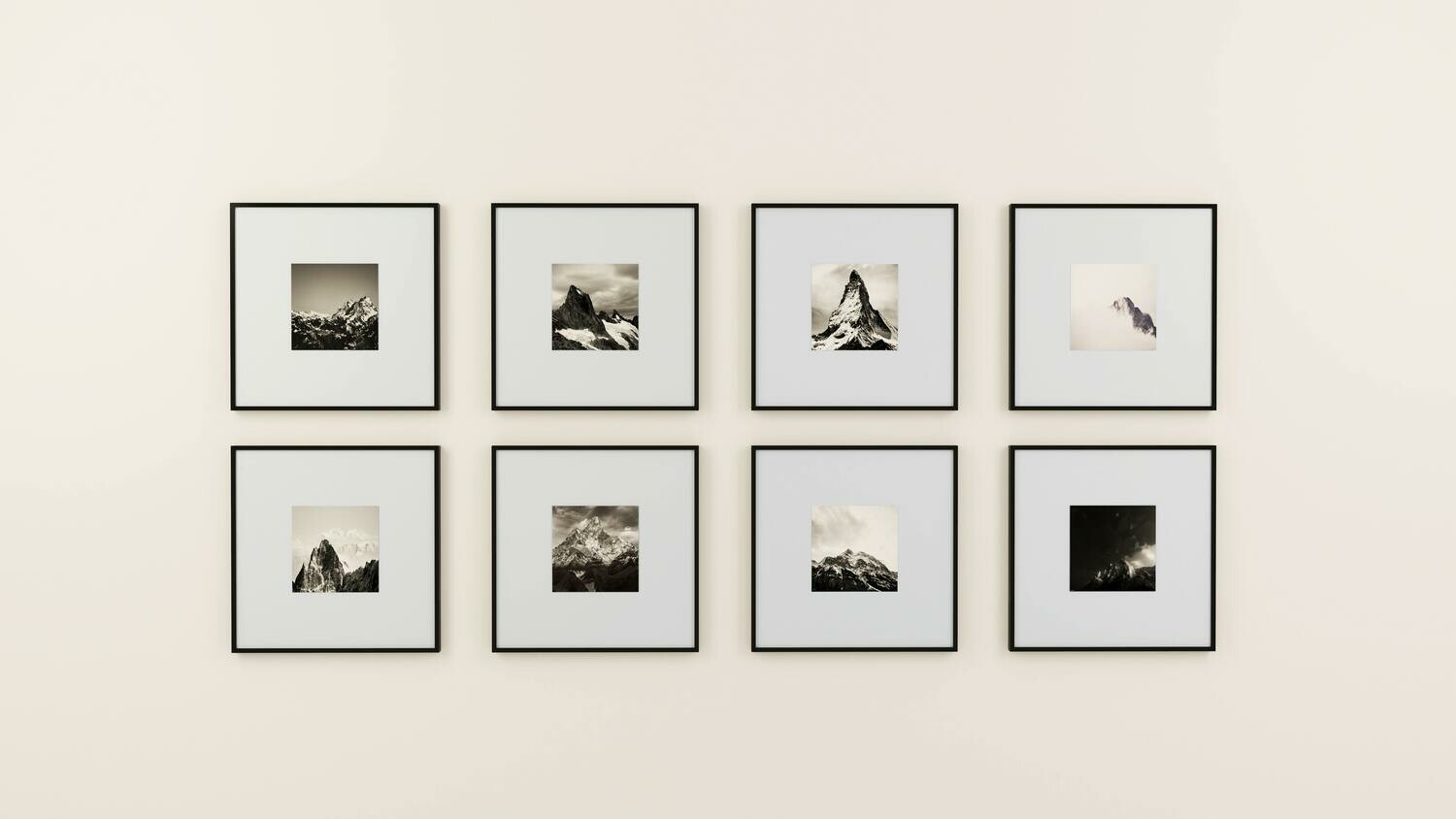 Set of 8 Photo Frame 10x10 (Wooden)