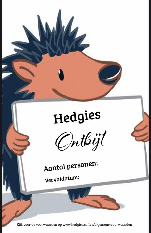 KADObon Hedgies.Ontbijt (fysieke bon)
