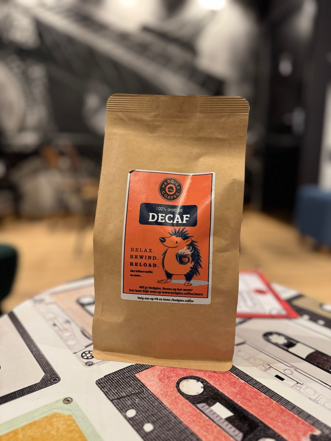 Hedgies.Beans DECAF roast 1 kg