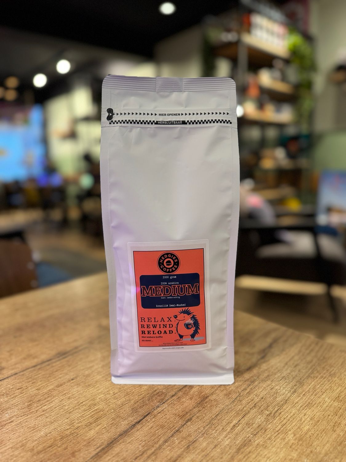 Hedgies.Beans MEDIUM roast 1 Kg