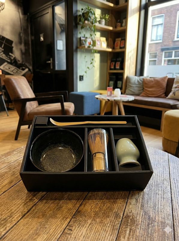 Matcha set met 50 gram bio matcha poeder