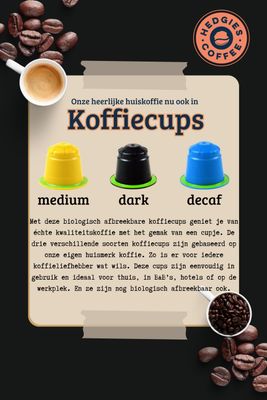 Hedgies.Coffee Cups ABONNEMENT (100 stuks)