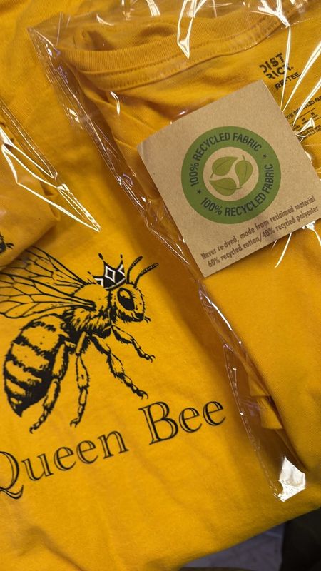 Queen Bee V Neck Ladies T Shirt