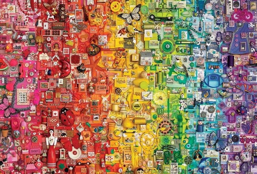 Colourful Rainbow - 1000 Piece Cobble Hill Puzzle