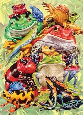 Frog Pile Family Pieces - 350 piece Cobble Hill Puzzle