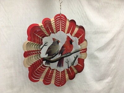 Cardinals Large - Wind Spinner