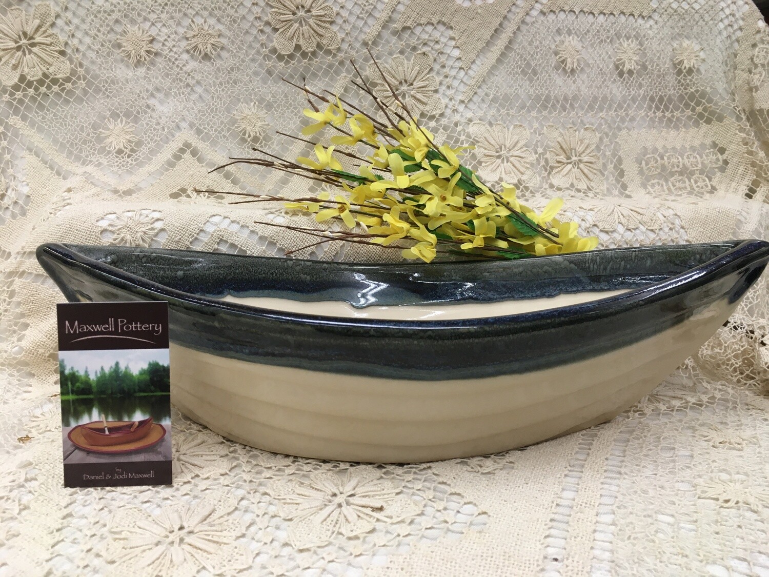 Dory Bowl Granite - Maxwell Pottery - Canadian Handmade