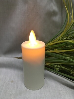 Ivory - Reallite Flameless Votive Candle with Timer - 1.5x3 inches - moving flame