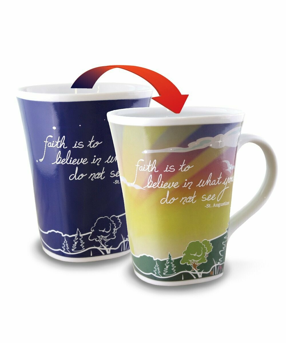 Faith Colour Changing Mug  - Faith is to believe in what you do not see