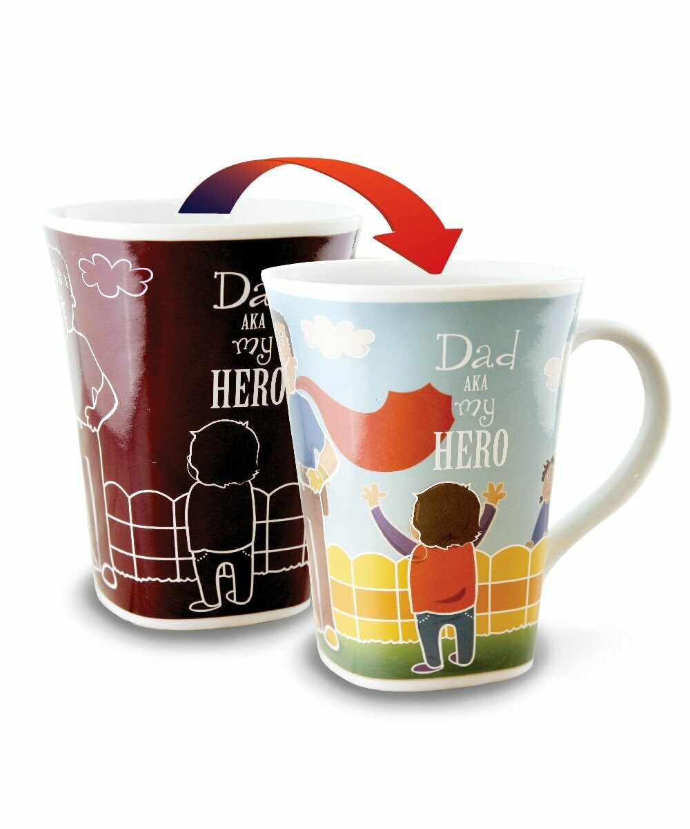 Dad Colour Changing Mug  - Dad AKA my Hero