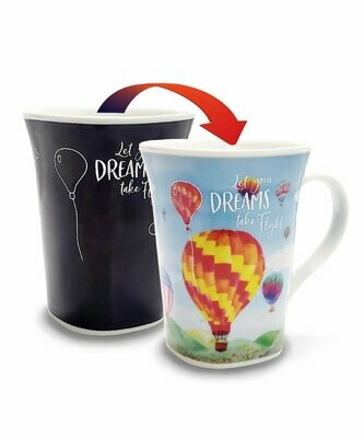 Dream Balloon Colour Changing Mug - Let your Dreams Take Flight
