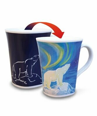 Polar Bear Colour Changing Mug - Canadian Images Wildlife Edition