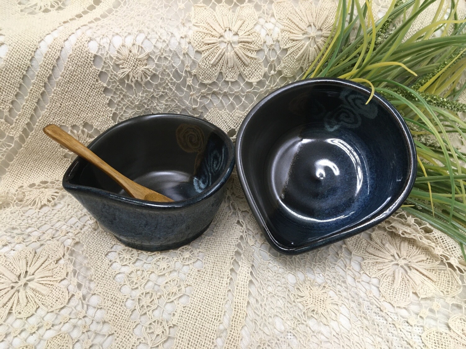 Condiment Bowl, Blue Stone - Pavlo Pottery - Canadian Handmade