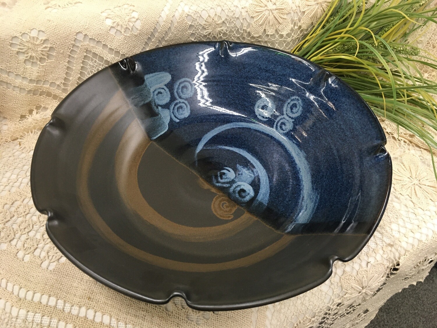 Pasta Bowl, Large - Blue Stone - Pavlo Pottery - Canadian Handmade 