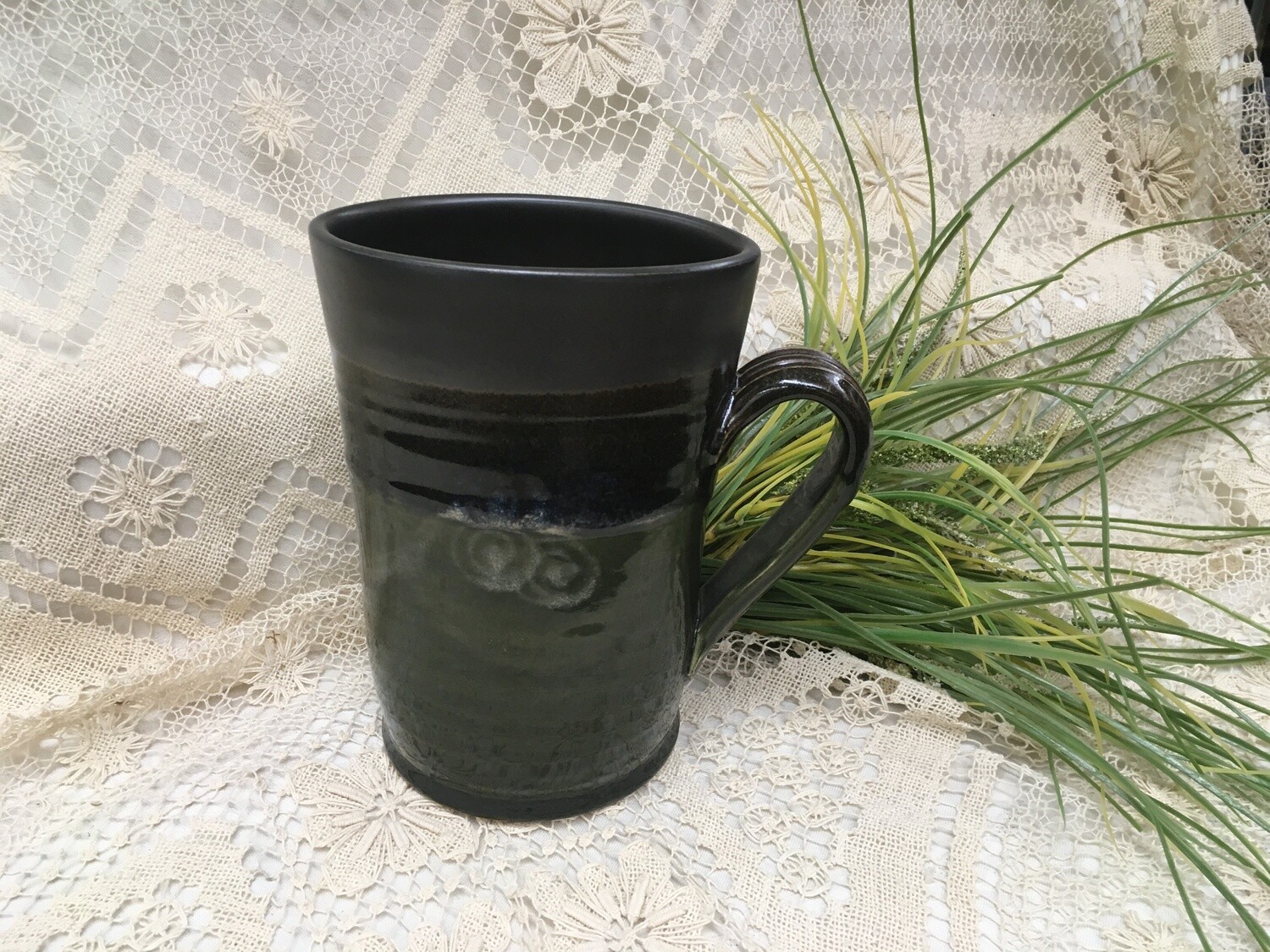 Milk Jug, Green Stone - Pavlo Pottery - Canadian Handmade