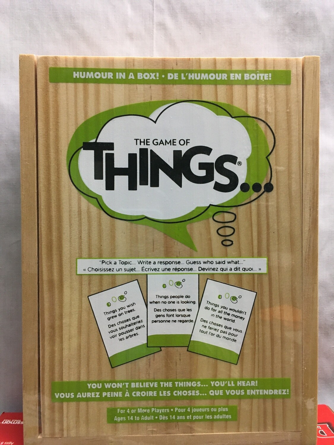 The Game of Things - in Wooden Box - Party Game ages 14 and up