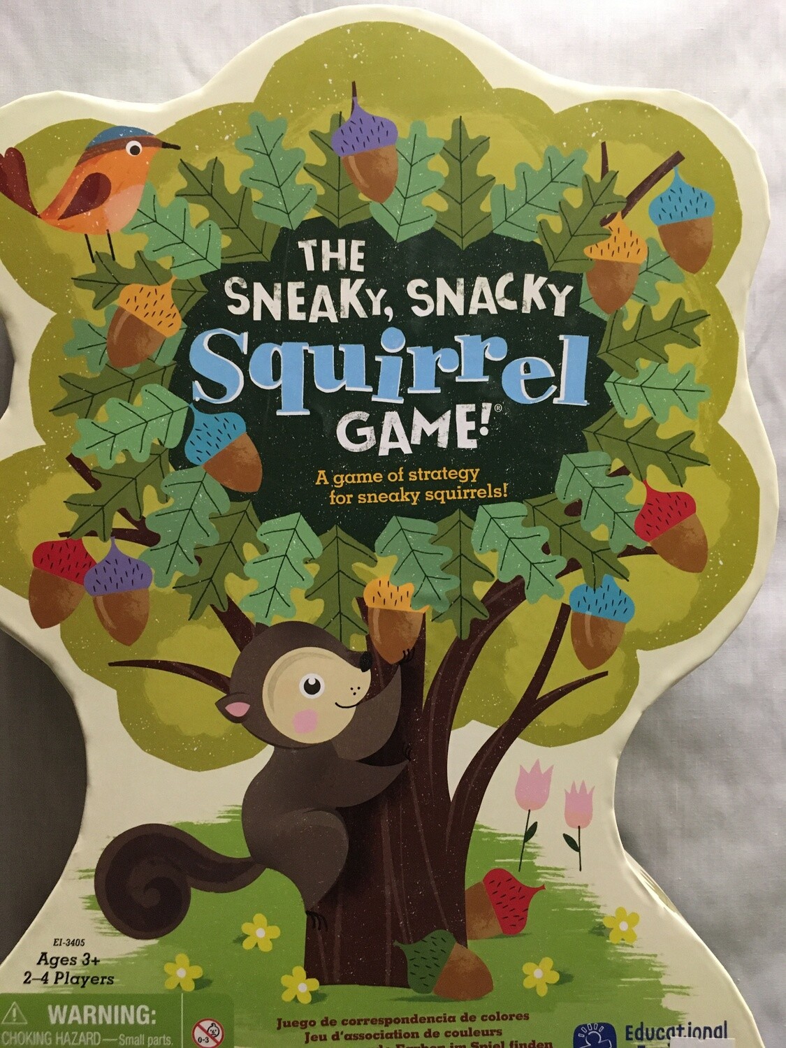 The Sneaky, Snacky Squirrel Game! For children ages 3+