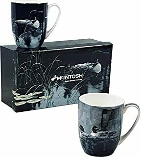 Bateman - Loons - Set of Two Fine Bone China Mugs in Collector Box