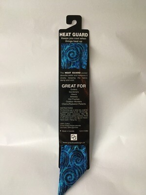 Heat Guard Cooling Tie - Starry Night -  Handmade in Canada