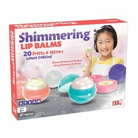 Shimmering Lip Balms - All Natural Recipes - Ages 8 and up
