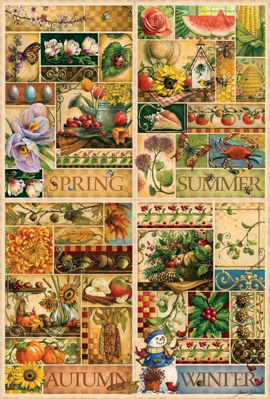 The Four Seasons - 2000 Piece Cobble Hill Puzzle
