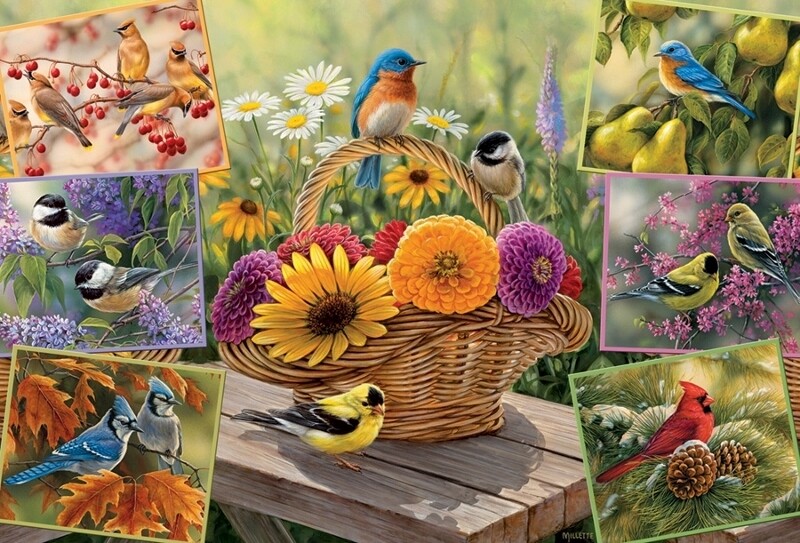 Rosemary's Birds - 2000 Piece Cobble Hill Puzzle