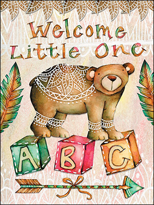 Baby - Bear on ABC Blocks