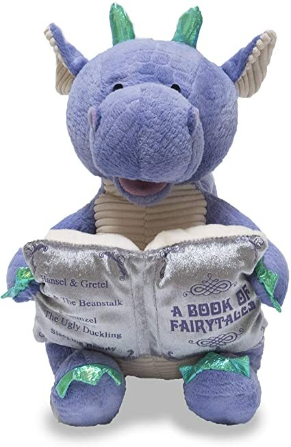 ELLIOT Blue & Gray ELEPHANT Animated Musical 12" Plush Toy by Cuddle Barn 