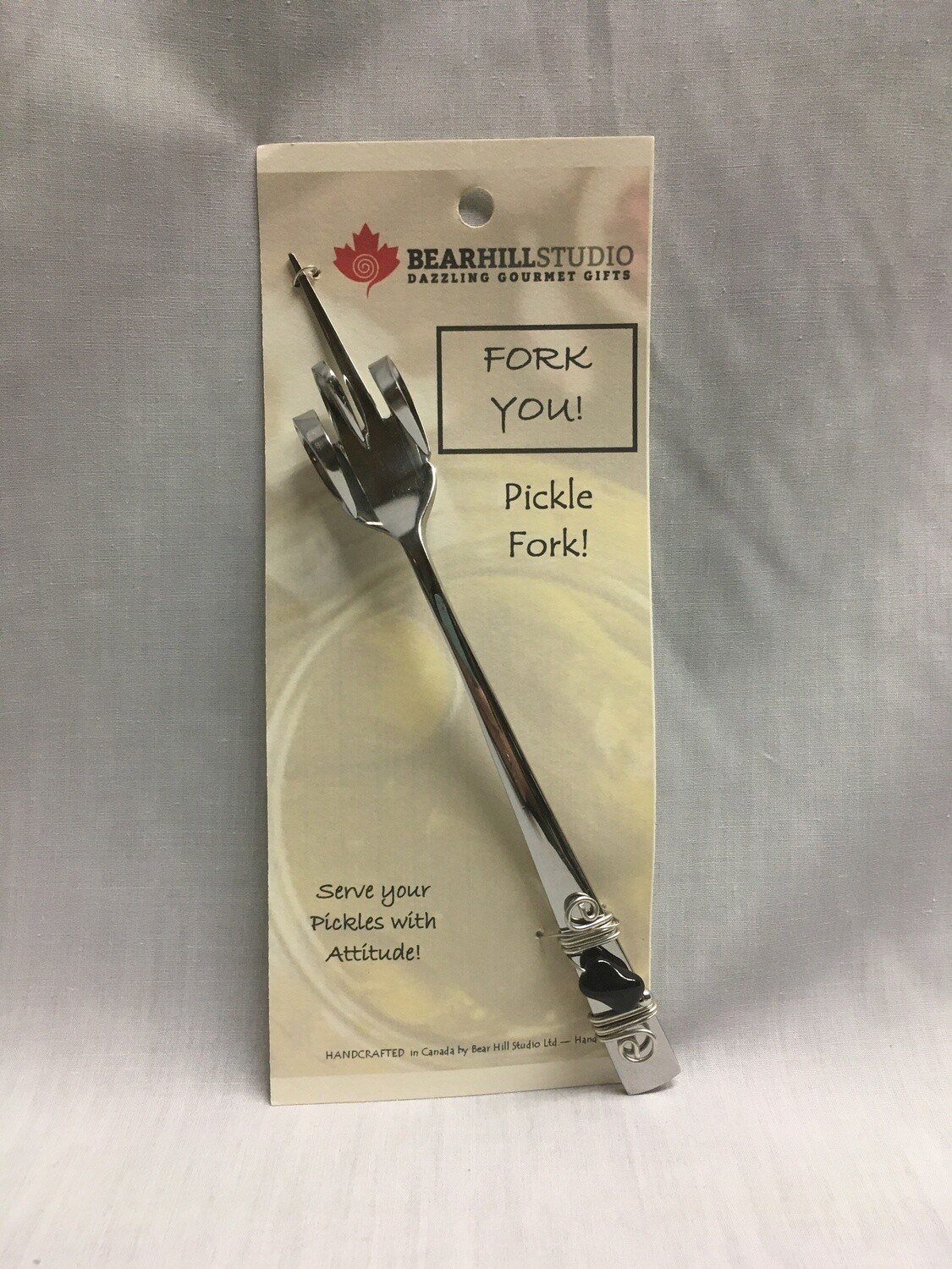 Fork-You Pickle Fork - Black Stone - Canadian Handcrafted